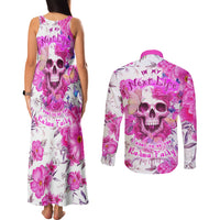 In My Next Life I Want To Be The Karma Fairy Couples Matching Tank Maxi Dress and Long Sleeve Button Shirts - Wonder Print Shop