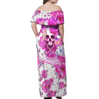 In My Next Life I Want To Be The Karma Fairy Off Shoulder Maxi Dress - Wonder Print Shop