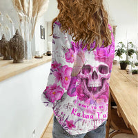 In My Next Life I Want To Be The Karma Fairy Women Casual Shirt - Wonder Print Shop