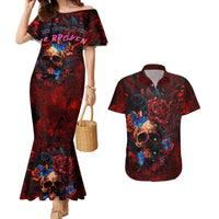 But My Go F Your Self Is Fully Couples Matching Mermaid Dress and Hawaiian Shirt - Wonder Print Shop