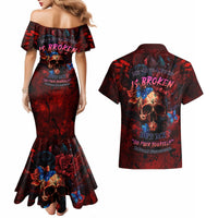 But My Go F Your Self Is Fully Couples Matching Mermaid Dress and Hawaiian Shirt - Wonder Print Shop