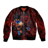 But My Go F Your Self Is Fully Sleeve Zip Bomber Jacket - Wonder Print Shop