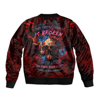 But My Go F Your Self Is Fully Sleeve Zip Bomber Jacket - Wonder Print Shop