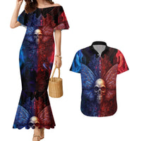 I am Who I Am Your Approval Isn't Needed Couples Matching Mermaid Dress and Hawaiian Shirt - Wonder Print Shop