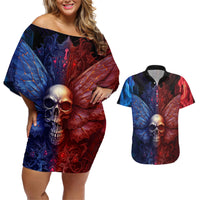 I am Who I Am Your Approval Isn't Needed Couples Matching Off Shoulder Short Dress and Hawaiian Shirt - Wonder Print Shop