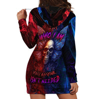 I am Who I Am Your Approval Isn't Needed Hoodie Dress - Wonder Print Shop