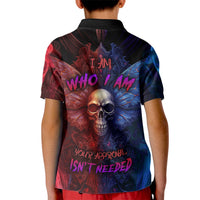 I am Who I Am Your Approval Isn't Needed Kid Polo Shirt - Wonder Print Shop