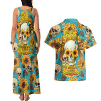 She Is Sunshine Mixed With A Little Hurricane Couples Matching Tank Maxi Dress and Hawaiian Shirt - Wonder Print Shop