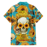 She Is Sunshine Mixed With A Little Hurricane Family Matching Short Sleeve Bodycon Dress and Hawaiian Shirt - Wonder Print Shop