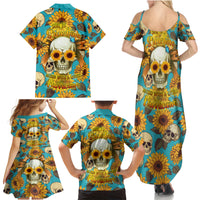 She Is Sunshine Mixed With A Little Hurricane Family Matching Summer Maxi Dress and Hawaiian Shirt - Wonder Print Shop