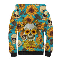 She Is Sunshine Mixed With A Little Hurricane Sherpa Hoodie - Wonder Print Shop