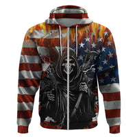 America Live It Love it Or Get the Hell Out Hoodie - Wonder Print Shop