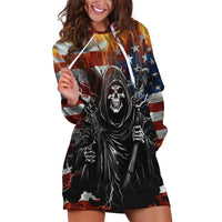 America Live It Love it Or Get the Hell Out Hoodie Dress - Wonder Print Shop