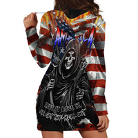 America Live It Love it Or Get the Hell Out Hoodie Dress - Wonder Print Shop