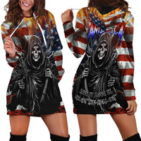 America Live It Love it Or Get the Hell Out Hoodie Dress - Wonder Print Shop