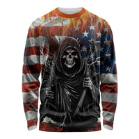 America Live It Love it Or Get the Hell Out Long Sleeve Shirt - Wonder Print Shop