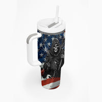 America Live It Love it Or Get the Hell Out Tumbler With Handle - Wonder Print Shop