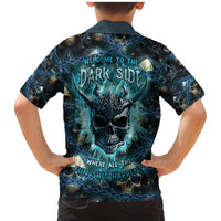 Welcome To The Dark Side Family Matching Mermaid Dress and Hawaiian Shirt - Wonder Print Shop