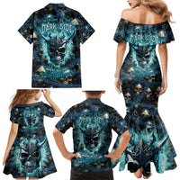Welcome To The Dark Side Family Matching Mermaid Dress and Hawaiian Shirt - Wonder Print Shop
