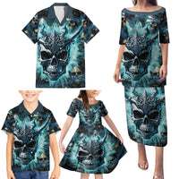 Welcome To The Dark Side Family Matching Puletasi Dress and Hawaiian Shirt - Wonder Print Shop