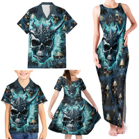 Welcome To The Dark Side Family Matching Tank Maxi Dress and Hawaiian Shirt - Wonder Print Shop