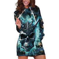 Welcome To The Dark Side Hoodie Dress - Wonder Print Shop