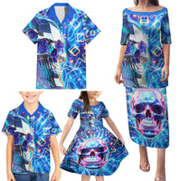 Be Careful Who You F Over Some Of Us F Back Family Matching Puletasi Dress and Hawaiian Shirt - Wonder Print Shop