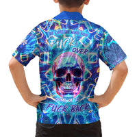 Be Careful Who You F Over Some Of Us F Back Kid Hawaiian Shirt - Wonder Print Shop