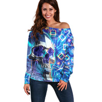 Be Careful Who You F Over Some Of Us F Back Off Shoulder Sweater - Wonder Print Shop