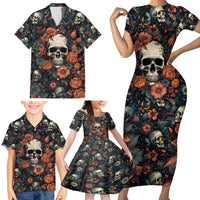 I Talk I Smile I Laugh Too But Be Care Ful When I'm Silent Family Matching Short Sleeve Bodycon Dress and Hawaiian Shirt - Wonder Print Shop