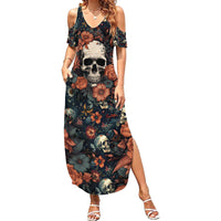 I Talk I Smile I Laugh Too But Be Care Ful When I'm Silent Family Matching Summer Maxi Dress and Hawaiian Shirt - Wonder Print Shop