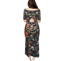 I Talk I Smile I Laugh Too But Be Care Ful When I'm Silent Puletasi - Wonder Print Shop