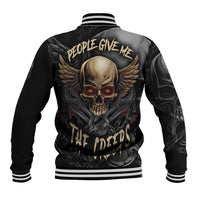 People Give Me The Creep Baseball Jacket - Wonder Print Shop
