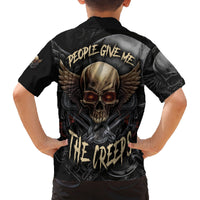 People Give Me The Creep Family Matching Puletasi Dress and Hawaiian Shirt - Wonder Print Shop