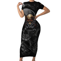 People Give Me The Creep Family Matching Short Sleeve Bodycon Dress and Hawaiian Shirt - Wonder Print Shop