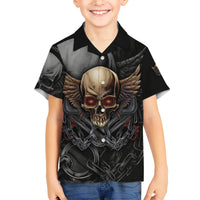 People Give Me The Creep Family Matching Short Sleeve Bodycon Dress and Hawaiian Shirt - Wonder Print Shop