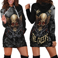 People Give Me The Creep Hoodie Dress - Wonder Print Shop