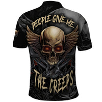 People Give Me The Creep Polo Shirt - Wonder Print Shop