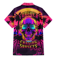 Foreuer Chasing Sunsets Skull Family Matching Mermaid Dress and Hawaiian Shirt - Wonder Print Shop