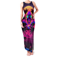 Foreuer Chasing Sunsets Skull Family Matching Tank Maxi Dress and Hawaiian Shirt - Wonder Print Shop