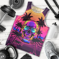 Foreuer Chasing Sunsets Skull Men Tank Top - Wonder Print Shop