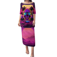 Foreuer Chasing Sunsets Skull Puletasi - Wonder Print Shop