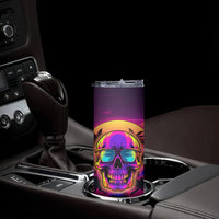 Foreuer Chasing Sunsets Skull Skinny Tumbler - Wonder Print Shop