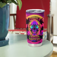 Foreuer Chasing Sunsets Skull Tumbler Cup - Wonder Print Shop