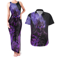 Don't Test The Monster In Me Couples Matching Tank Maxi Dress and Hawaiian Shirt - Wonder Print Shop