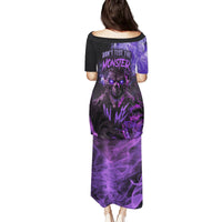 Don't Test The Monster In Me Family Matching Puletasi Dress and Hawaiian Shirt - Wonder Print Shop