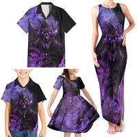 Don't Test The Monster In Me Family Matching Tank Maxi Dress and Hawaiian Shirt - Wonder Print Shop