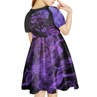 Don't Test The Monster In Me Kid Short Sleeve Dress - Wonder Print Shop