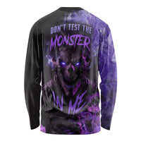 Don't Test The Monster In Me Long Sleeve Shirt - Wonder Print Shop