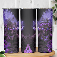 Don't Test The Monster In Me Skinny Tumbler - Wonder Print Shop